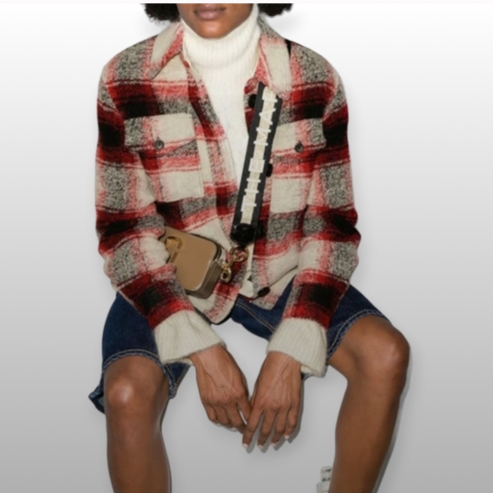Isabel Marant Plaid Coat